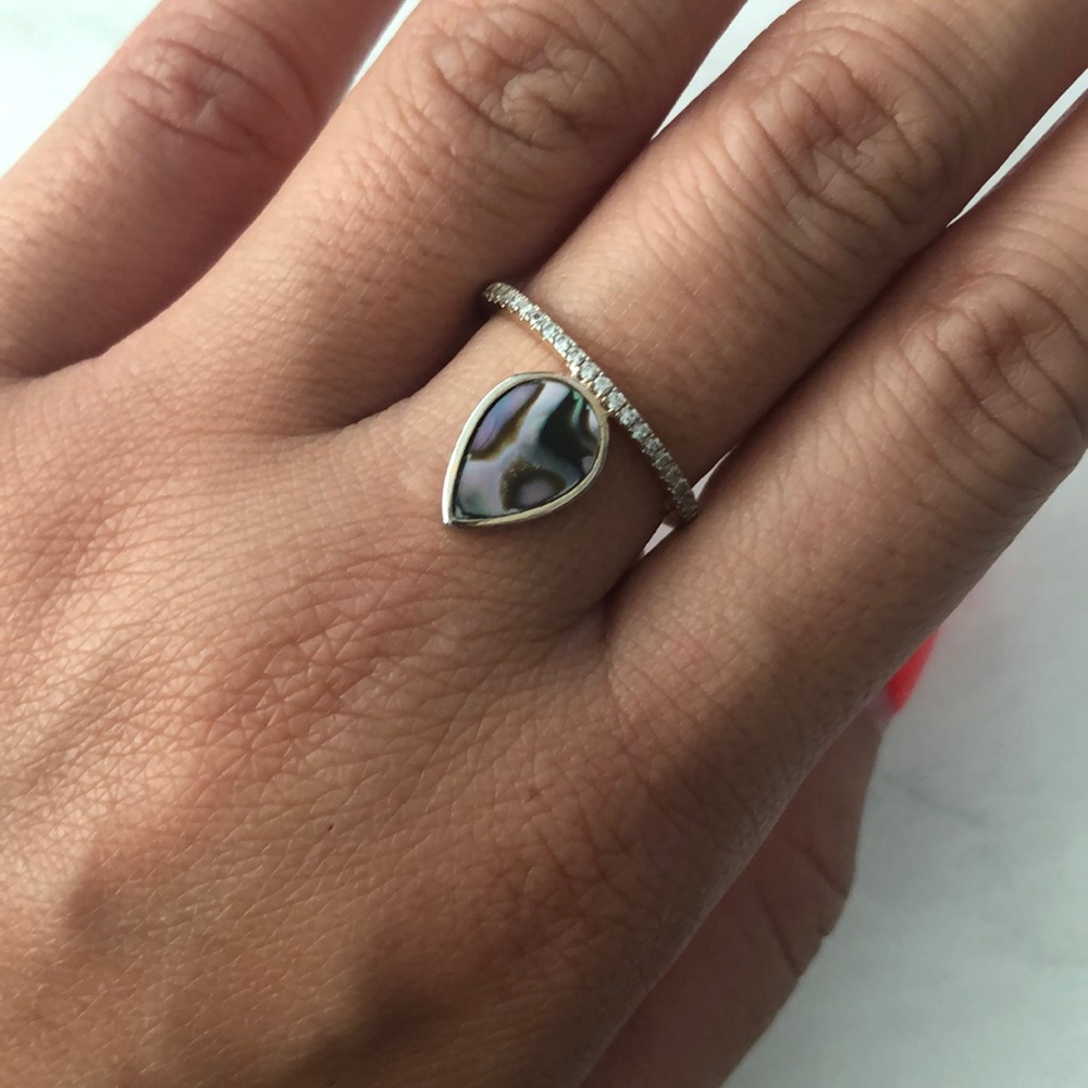 Melanie Auld Teardrop Ring